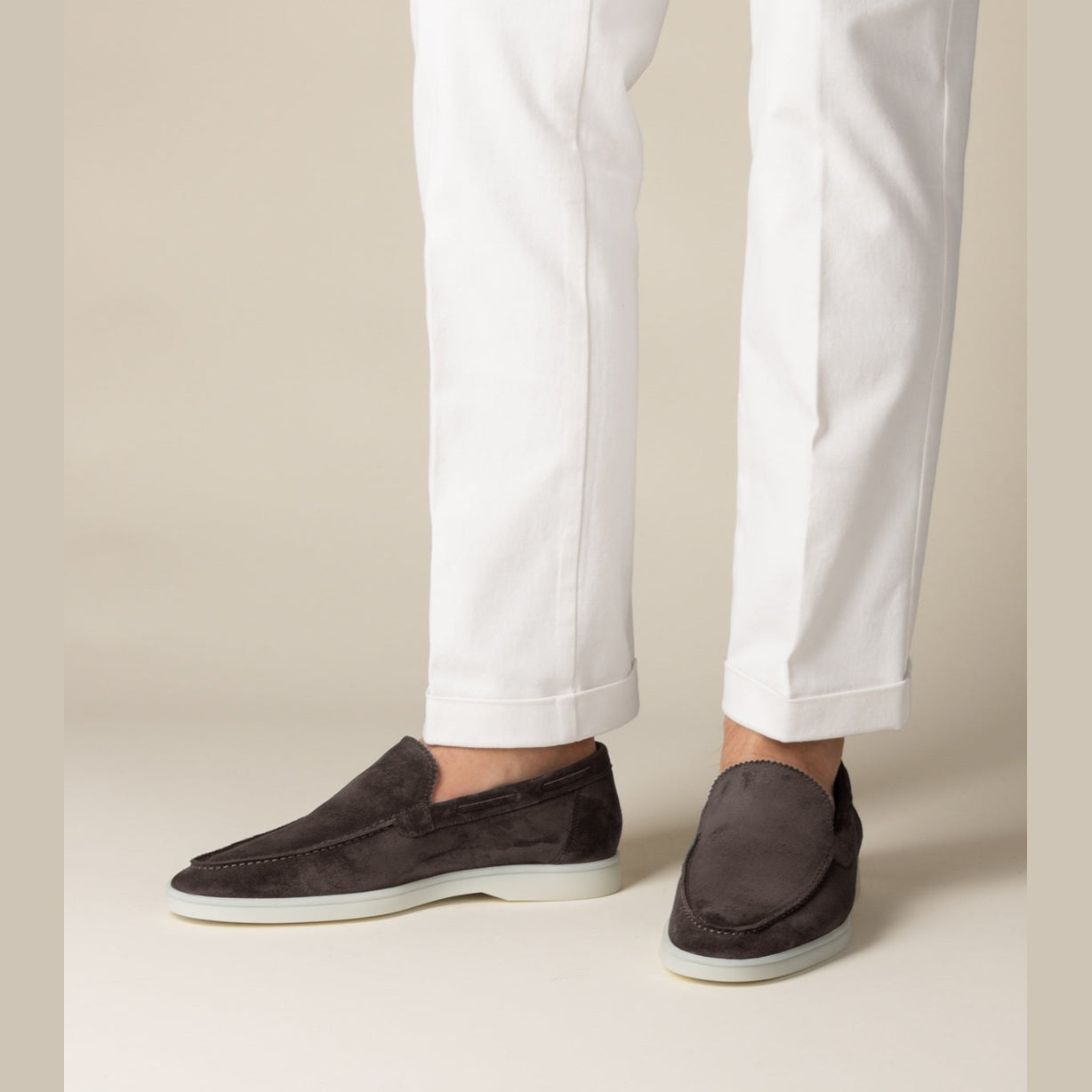 ANTHRACITE YACHT LOAFERS